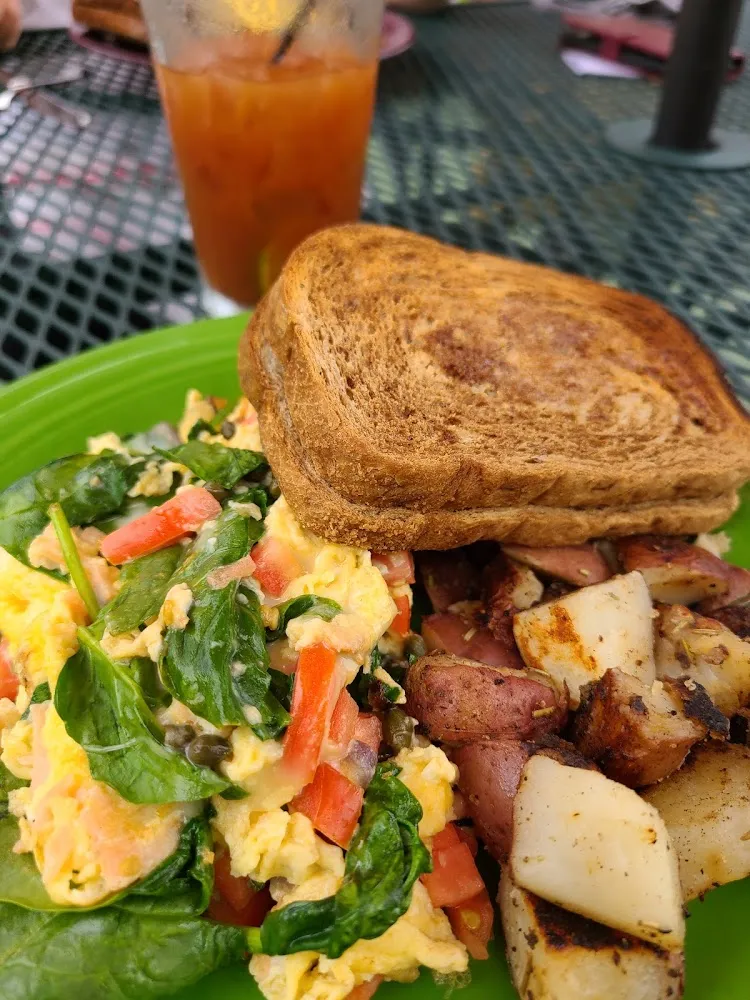 Smoked Salmon Scramble